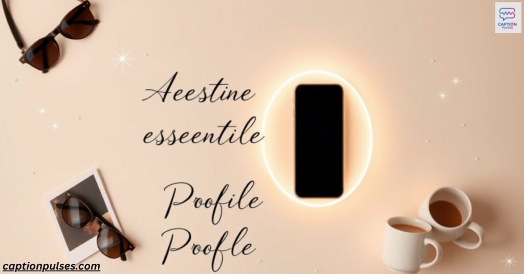 Aesthetic Caption for Profile Picture