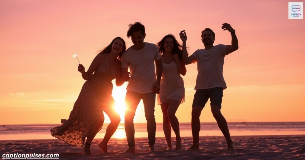 Captions About Sunsets and Happiness