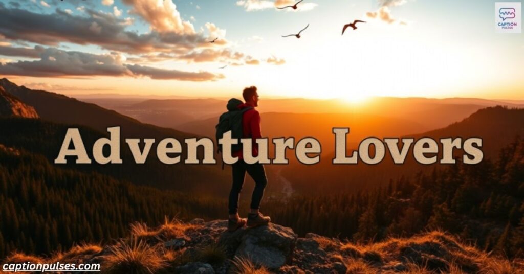Captions for Adventure Lovers