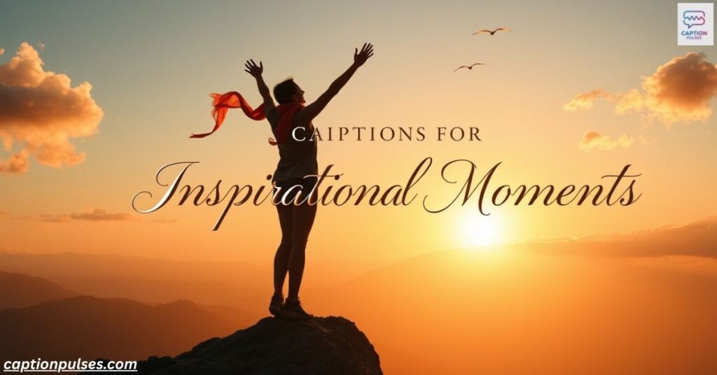 Captions for Inspirational Moments