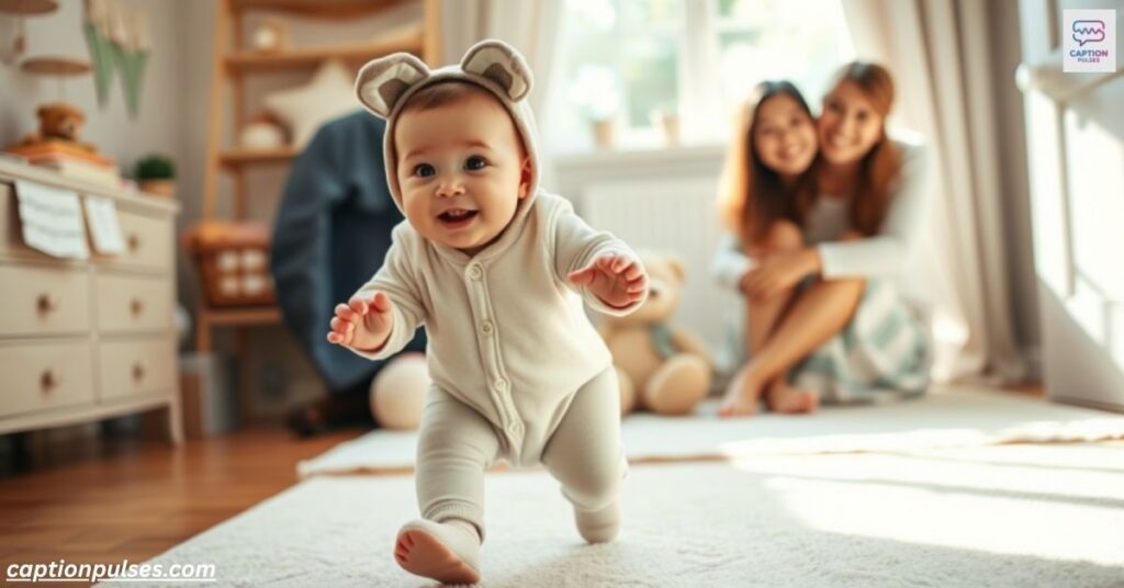Cute Baby First Walk Captions