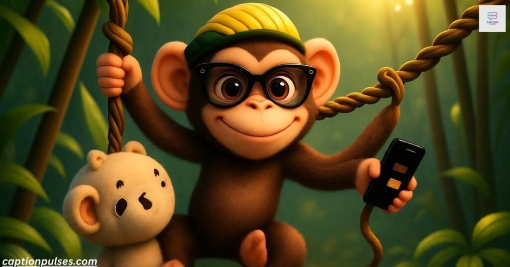 Cute Monkey Captions