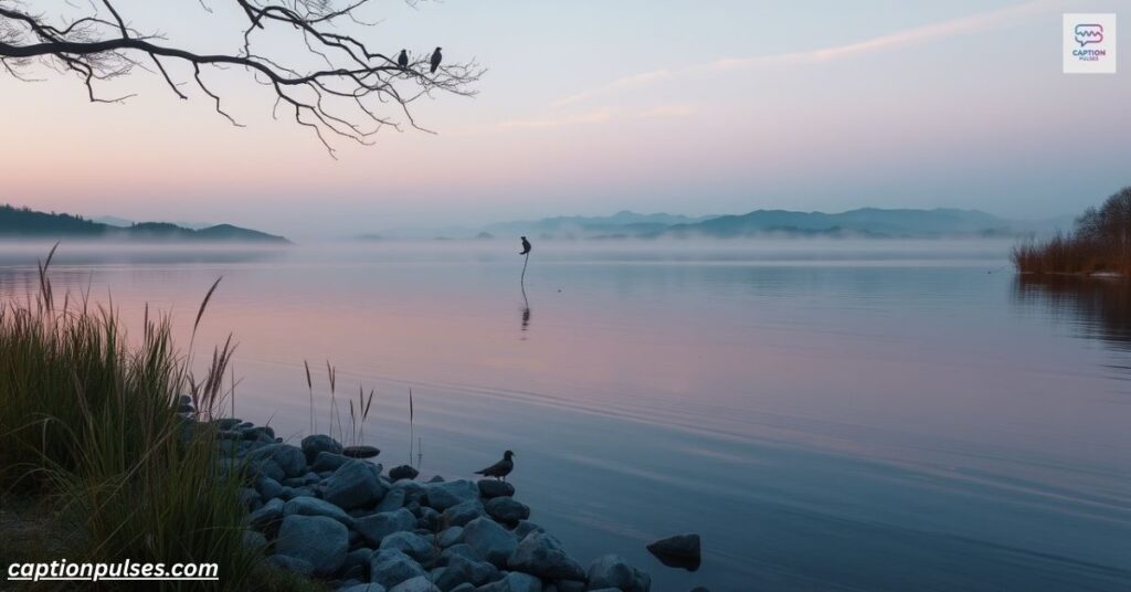 Peaceful River Captions