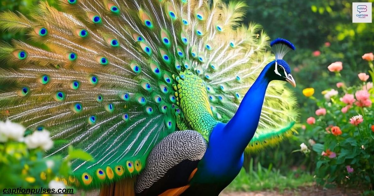 Peacock captions