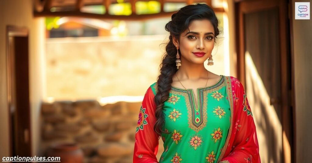 Punjabi Suit/Dress Captions for Instagram