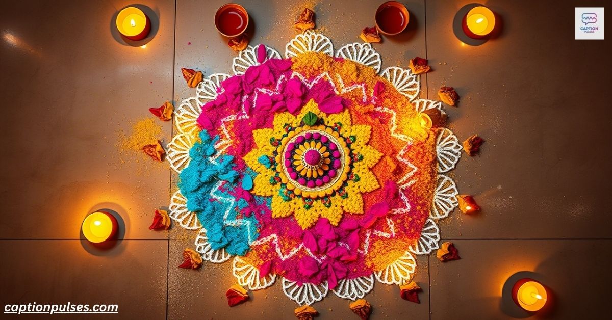 Rangoli Captions for Instagram