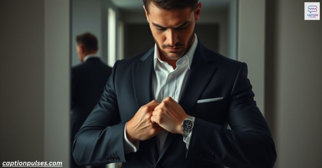 Suit Up Captions for Instagram