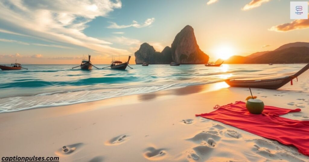 Thailand Beach Captions