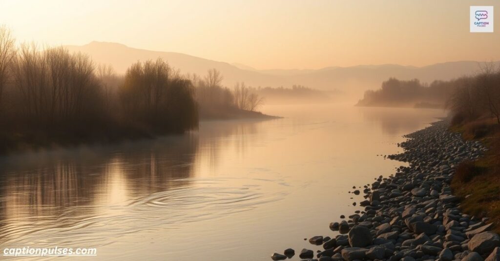 Tranquil River Instagram Quotes
