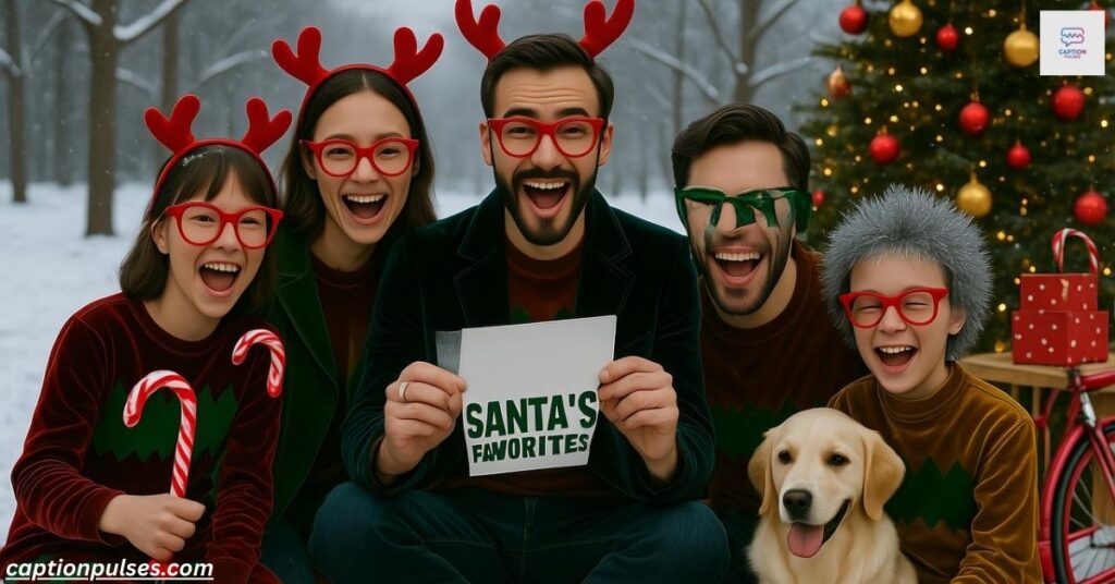 Unique Family Christmas Captions to Stand Out