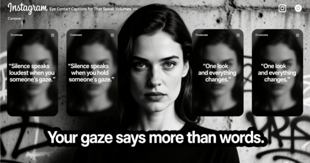 short-eye-contact-captions-for-instagram