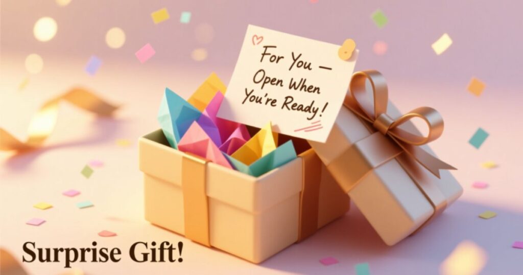 surprise-gift-captions-for-instagram