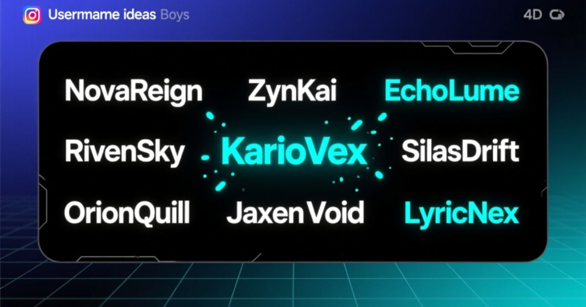 username-ideas-for-boys